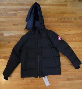 Canada Goose Wyndham Black Parka Jacket Large | Pre-owned - Picture 1 of 1