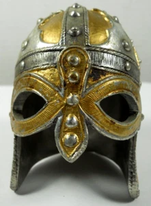 vintage Marto of Toledo Spain mini metal ancient warrior soldier helmet parts - Picture 1 of 8
