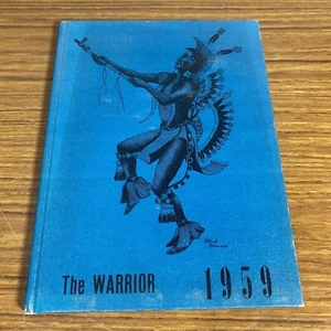 The Warrior 1959 by Bacone College Oklahoma United States Yearbook Hardcover - Picture 1 of 9