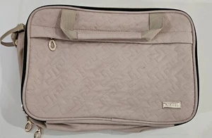 Nishel Travel Toiletry Bag Visible Makeup Organizer Pink Case for Bath Used - Picture 1 of 16