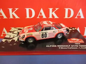 Die cast 1/43 Modellino Auto Renault Alpine A110 1600S Rally Monte Carlo 1972 - Foto 1 di 4