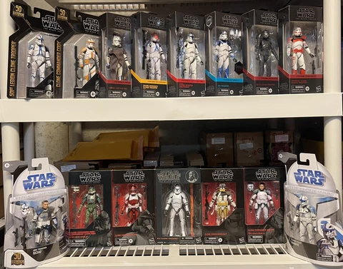 Hasbro Star Wars Black Series Clone Trooper Exclusive Lot Gree Rex Fox Echo Hawk Cover