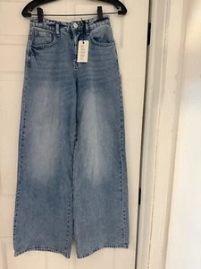 New womens Wide Leg jeans size 00/24 - Picture 1 of 3