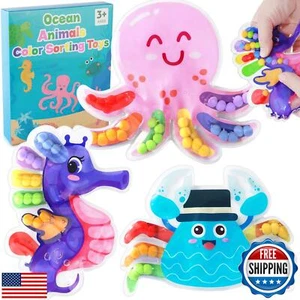 hopihy Color Sorting Sensory Toy Easter Basket Stuffers for Toddler Activitie - Picture 1 of 5