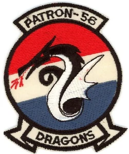 US Navy Patch: Patrol Squadron 56 VP-56 Patron 56 - Picture 1 of 2