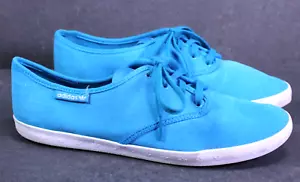 Adidas Adria Damen Sneaker Sportschuhe Gr. 41⅓ Leder Suede türkis weiß CH1-421 - Bild 1 von 15