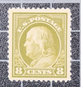 Scott 414 8 Cents Franklin OG MH PSE Certificate 90J SCV $90.00 - Picture 1 of 3