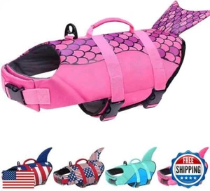 Malier Dog Life Jacket, Ripstop Dog Life Vest with High Buoyancy for Swimming - Picture 1 of 5