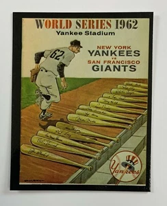 World Series Program Cover Card 1962 New York Yankees v San Francisco Giants WS1 - Picture 1 of 2