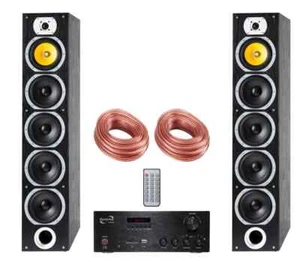 Bennett & Ross EXT-200 Paar / VT-80 Exosphere Stereoanlage Set mit Bluetooth USB
