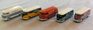 A LOT OF 5 M2 1/64 DIECAST VW BUSES! - Picture 1 of 1