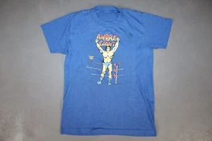 Vintage WWF Andre The Giant WWE Wrestling T-Shirt Youth Kids Small Medium 1985 - Picture 1 of 8