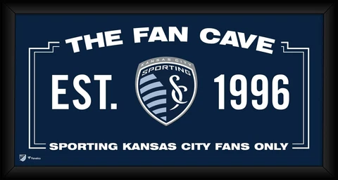 Sporting Kansas City Framed 10" x 20" Fan Cave Collage Cover