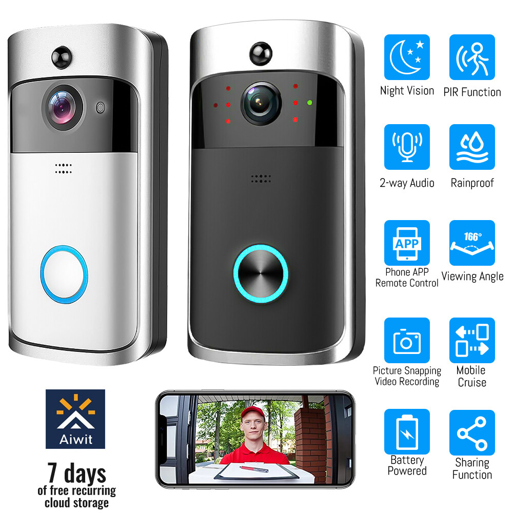 Wireless WiFi Video Doorbell Smart 