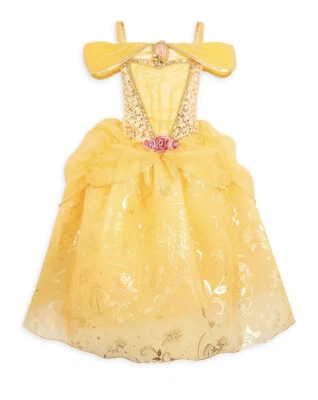 Official Disney Belle Costume Dress for Kids Beauty and the Beast Sz 4 NWT - Image 1 of 4