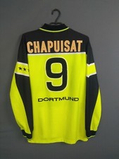 Chapuisat Borussia Dortmund Jersey Autograph 1998 Long Sleeve L Shirt Nike ig93