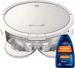 Bissell SpinWave Hard Floor Expert Pet Robot, 2-in-1 Mop & Vacuum, 3115 - WHITE - Picture 1 of 5