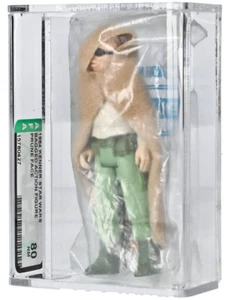 Vintage 1984 Kenner Star Wars Prune Face Bagged Action Figure AFA Graded 80 NM - Picture 1 of 4