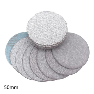 50mm Dry Sanding Discs 2 Inch Hook and Loop Abrasive Sandpaper Pads 60-1200 Grit - Picture 1 of 18