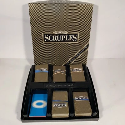 A Question of Scruples Second Edition Vintage Game Milton Bradley 1987 - Image 1 of 4