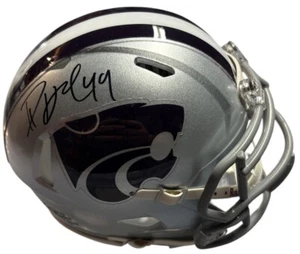 Kansas State Wildcats Darren Howard Signed Speed Mini Helmet JSA Certified - Picture 1 of 1