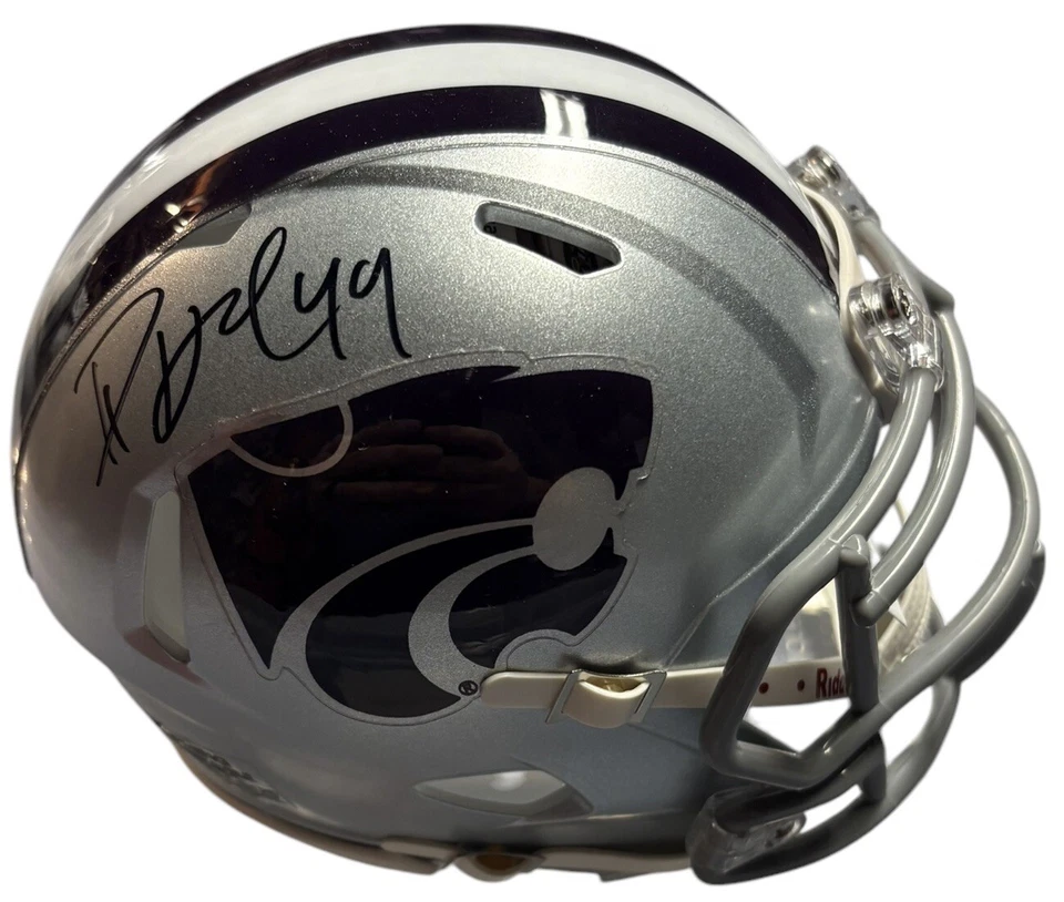 Kansas State Wildcats Darren Howard Signed Speed Mini Helmet JSA Certified - Image 1 of 1