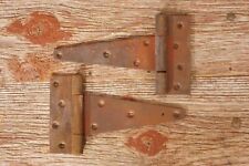 Antique Cast Iron Barn Door Hinge Set