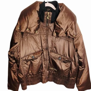 Baby Phat Damen Steppjacke braun Satinoptik Größe 3XL - Bild 1 von 9