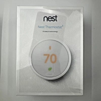 New-Sealed-Google-Nest Thermostat E-3rd Generation-White -T4000ES-Free Shipping! - Image 1 of 4