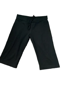 PRANA Black PULL-ON Capri length Yoga Pants Sz S - Picture 1 of 5