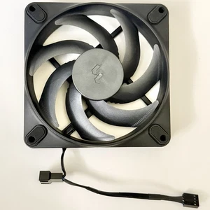 Fractal Design Momentum 12 PWM Black 120 mm FDB (Fluid Dynamic Bearing) PC Case - Picture 1 of 3