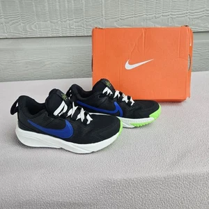 Nike Star Runner 4 NN Sneaker Slip-On Toddler SZ 11C Black Blue DX7614-004 - Picture 1 of 11