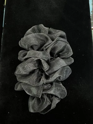 复古 20 世纪 80 年代或 90 年代大号香蕉夹头发蝴蝶结发夹 — 第 1/4 张图片