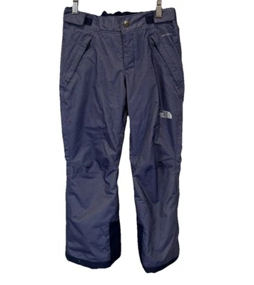 Pantalones de nieve The North Face para niñas talla pequeña 7 8 esquí snowboard azul aislado Foto 1 de 4