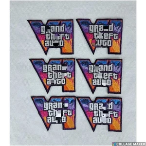 Rock-Star Games GTA "IV" Logo Grand Theft's Auto 3.5in Patch Iron-on Patch - Picture 1 of 8