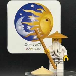 LEGO BRAND Sensei Wu njo064 NINJAGO MINIFIGURE with Staff 9450 70505 - Picture 1 of 15