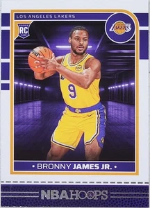 Bronny James Jr. 2024-25 Panini NBA Hoops Rookie #280 Los Angeles Lakers RC - Picture 1 of 2