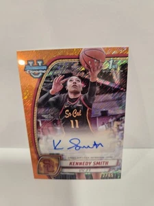 2024 2025 Bowman Chrome U Kennedy Smith Orange Shimmer Auto 22/65 #44 USC - Bild 1 von 2