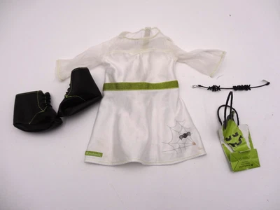 Muñeca American Girl Mod Monstruo Disfraz Halloween Vestido Zapatos Collar Foto 1 de 4