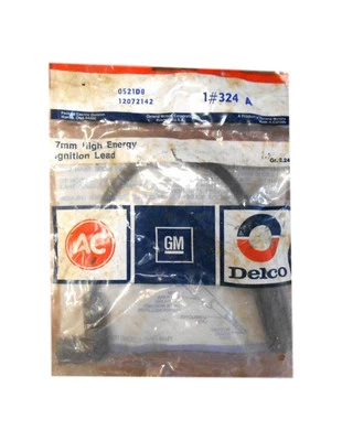 ACDelco GM 324A 7mm High Energy Ignition Lead 324-A 324 Gr.2.240 0521D8 12072142 - Image 1 of 2