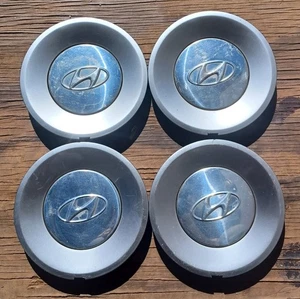 Hyundai Genesis center cap set of 4, 2009-2012 part number 52960 3M150 rare! - Picture 1 of 3