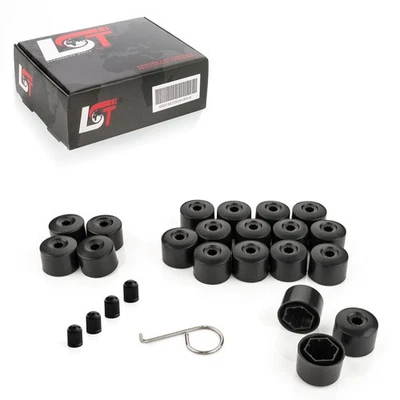 20x Wheel Bolt Cover Caps Locking Screw Black 17mm for BMW X3 X4 - Image 1 of 4