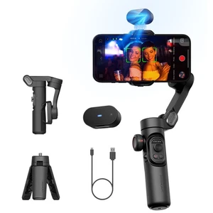Smart Gimbal Stabilizer For Smart Phone AI Version Tracking Gesture Control App - Picture 1 of 24