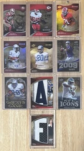 2009 UD Football Icons 68 Cards Barry Sanders Low #'d 9/450 + Lettermen & Relics - Picture 1 of 24