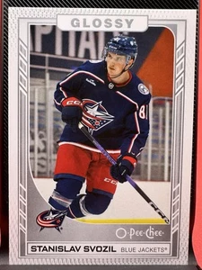 2023-24 Upper Deck O-Pee-Chee Glossy Stanislav Svozil #R-40 Columbus Blue - Picture 1 of 4