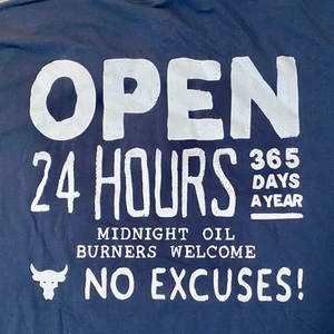 Under Armour Project Rock T-Shirt Mens 3XL Black Short Sleeve Tee Shirt 24/7 365 - Picture 1 of 9