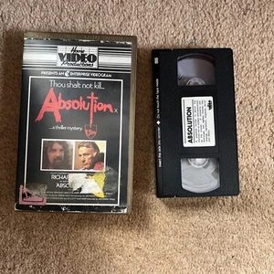 VHS Video ~ Absolution ~ Richard Burton ~ Large Case Ex-Rental Pre-Cert ~HV Prod - Picture 1 of 5