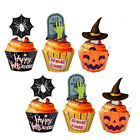 48x Halloween Cupcake Wrapper Baking Cup Paper Cake Wrapper Halloween Decoration