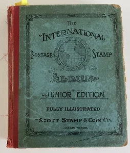 Álbum de estampillas postales internacionales Scott 1935 edición junior 1800+ estampillas - Imagen 1 de 24