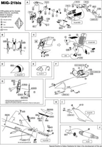 ACE pe 7255 MiG-21 bis for Zvezda kit, interior+exterior+film - Picture 1 of 3